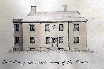 Elevation of the north front of the Vicarage 1792 [W3708]